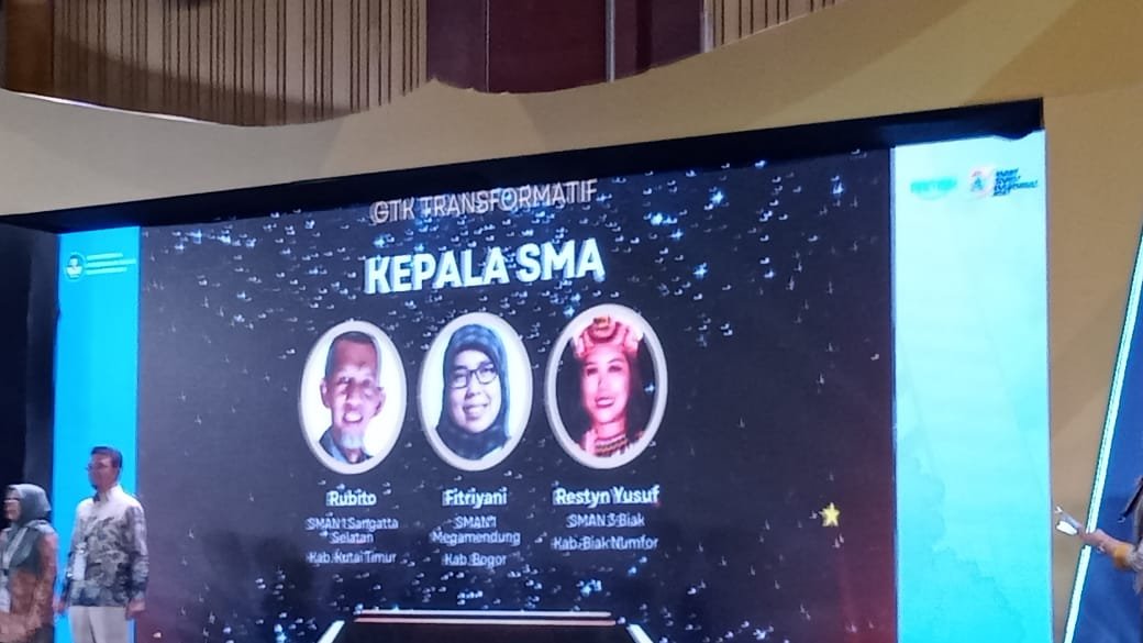 Kepala SMAN 1 Sangatta Selatan Raih Juara 1 GTK Nasional 2025