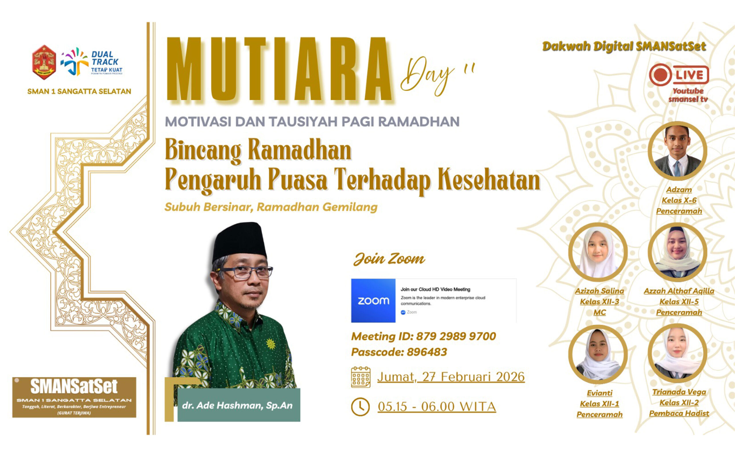 MUTIARA Day 11: Puasa dalam Tinjauan Kesehatan