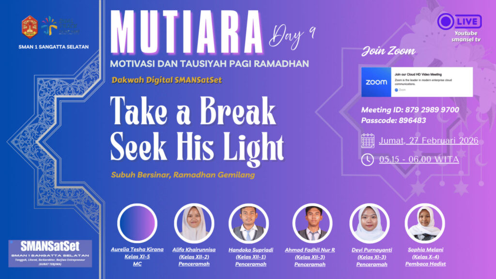 MUTIARA Hari Kesembilan SMAN 1 Sangatta Selatan 2026