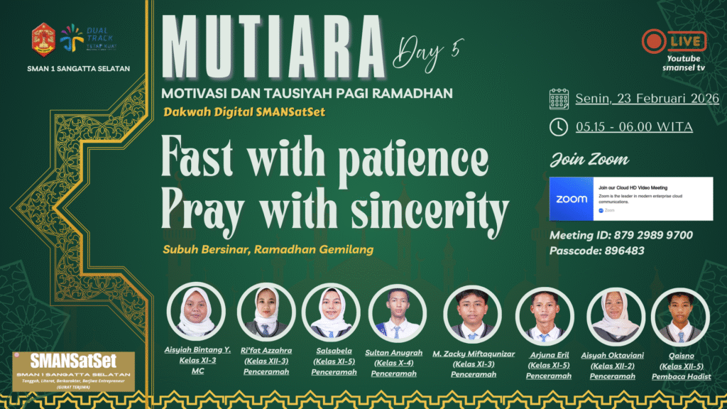 Kegiatan MUTIARA Hari Kelima SMAN 1 Sangatta Selatan