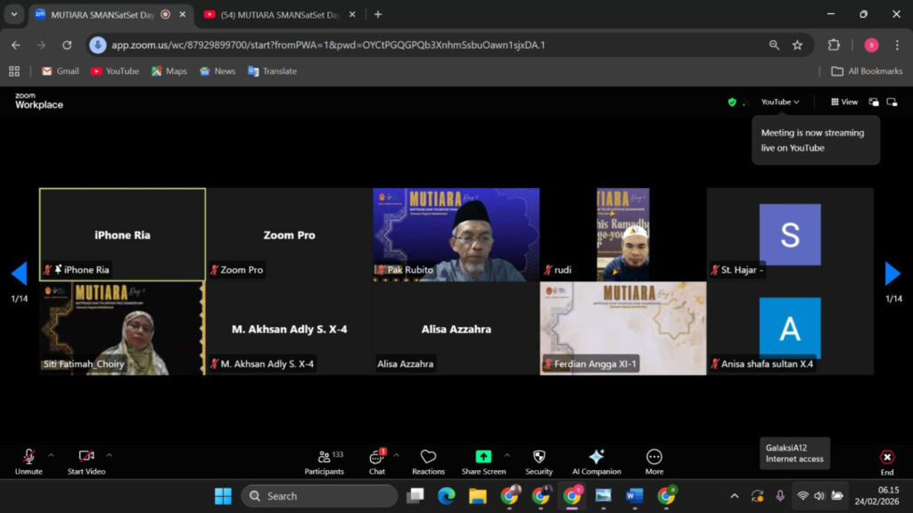 Suasana Tausiyah MUTIARA Hari Keenam
