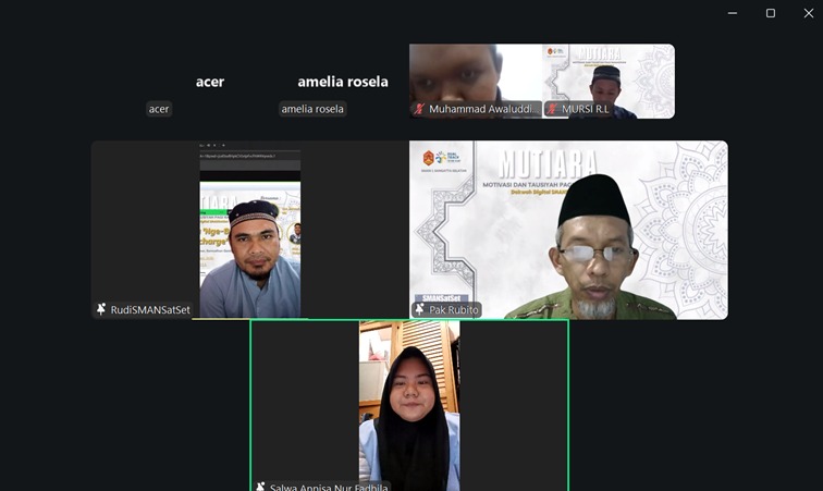 Kegiatan MUTIARA Zoom sesi kedua