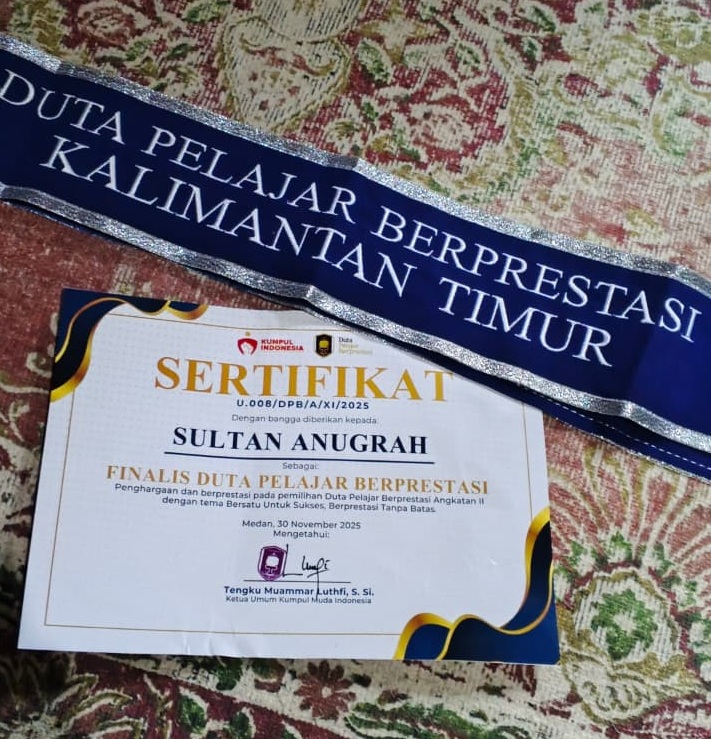 Sultan Anugrah Finalis Duta Pelajar Berprestasi