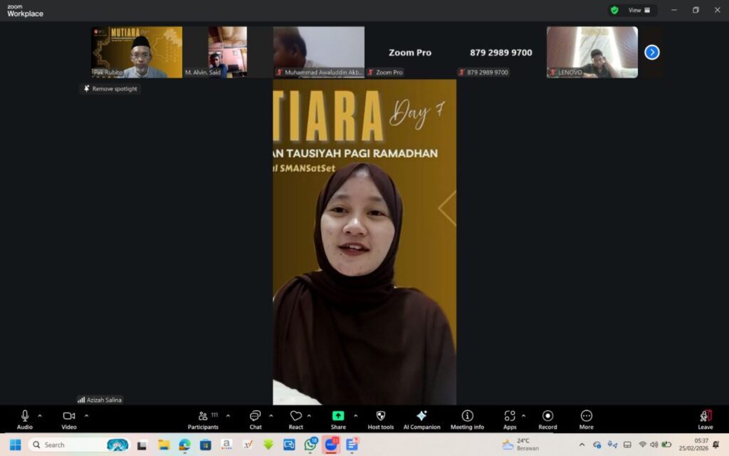 Kegiatan MUTIARA Hari Ketujuh SMAN 1 Sangatta Selatan