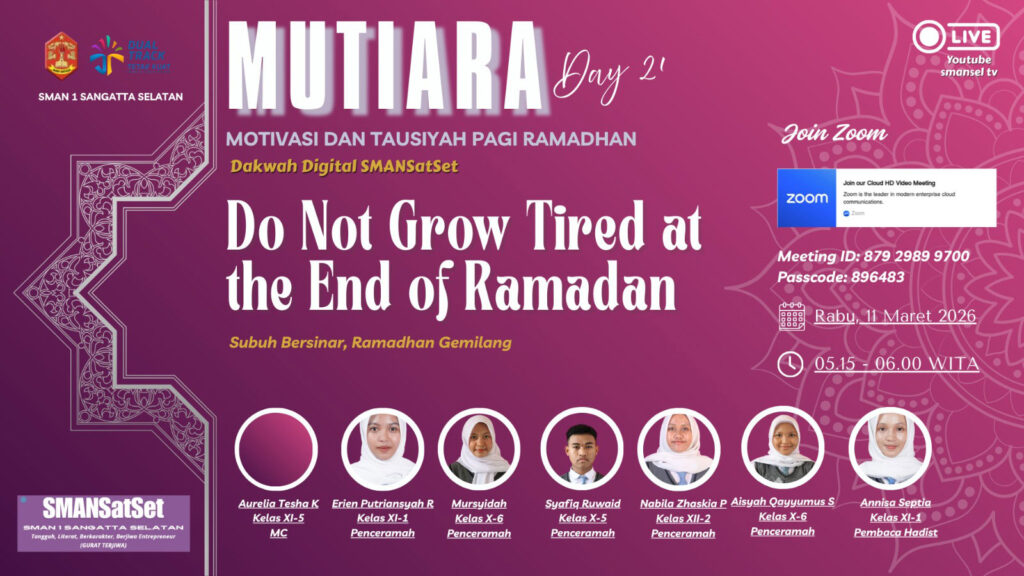 Kegiatan MUTIARA Day 21 SMANSatSet