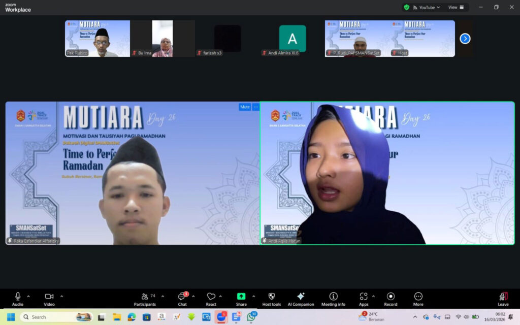 Kegiatan MUTIARA Day 26 SMAN 1 Sangatta Selatan