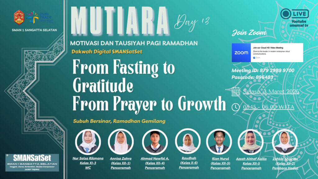 Kegiatan MUTIARA Day 13 SMANSatSet