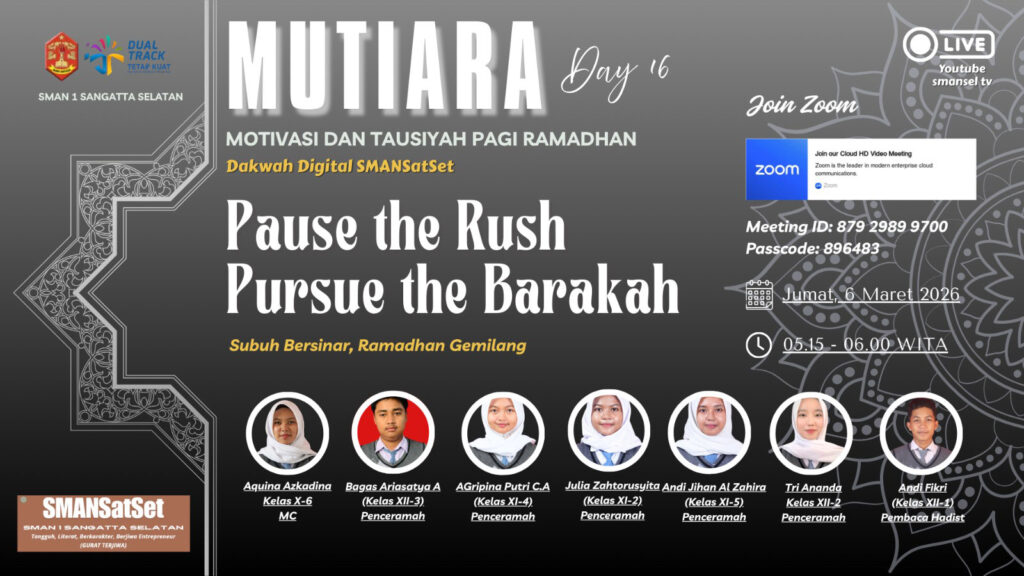Kegiatan MUTIARA Day 16 SMANSatSet
