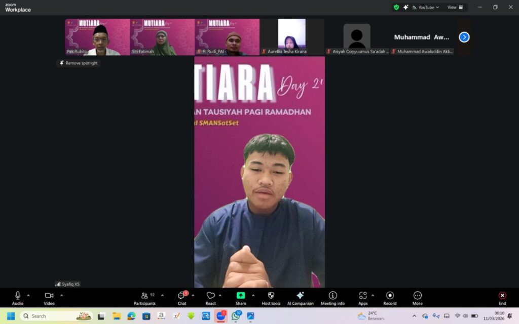 Dokumentasi kegiatan MUTIARA Day 21