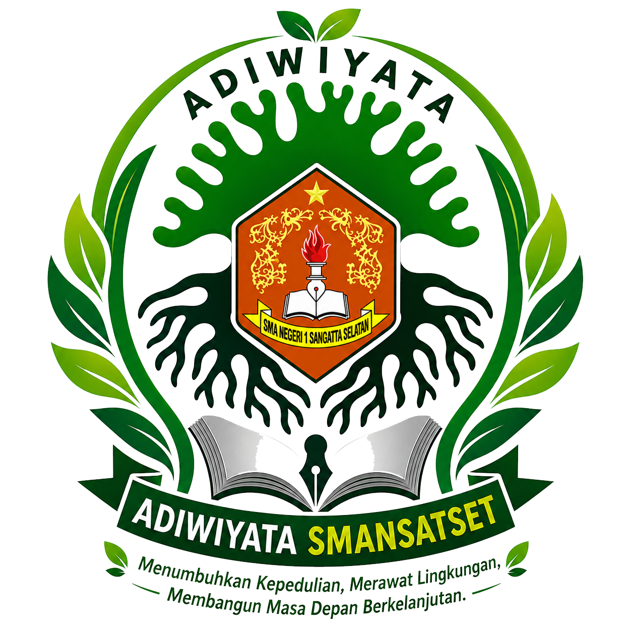 Logo Adiwiyata SMANSatset