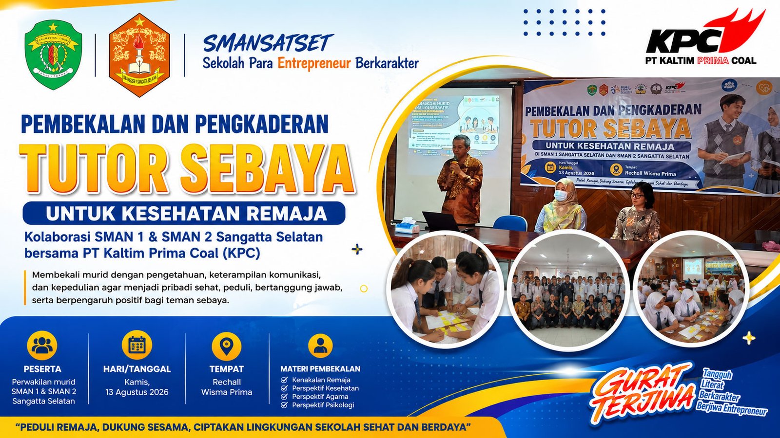 SMANSATSET Siapkan Tutor Sebaya untuk Remaja Sehat