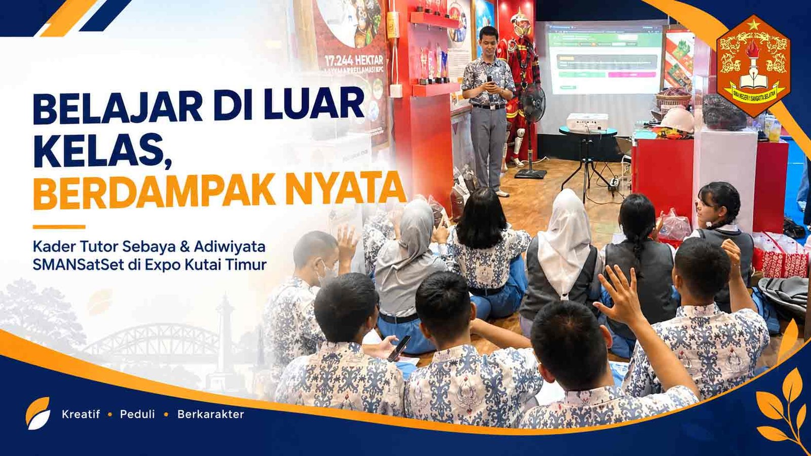 Sinergi Generasi Muda dan Kepedulian Lingkungan, SMAN 1 Sangatta Selatan Hadir di Expo Kutim