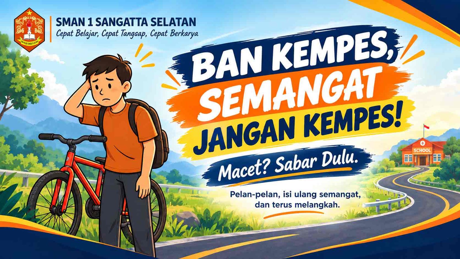 Seri Motivasi (Seri 3) ; BELAJAR ITU SEPERTI BERKENDARA KE SEKOLAH